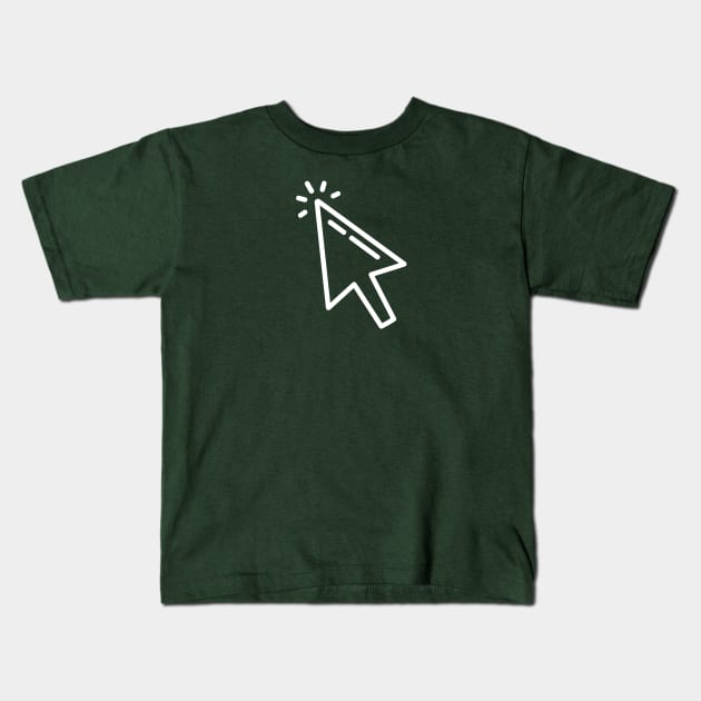 Click on Kids T-Shirt by Miruna Mares